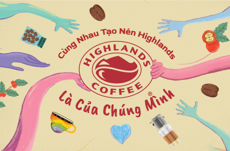Logo Highlands Coffee mới như thế nào?
